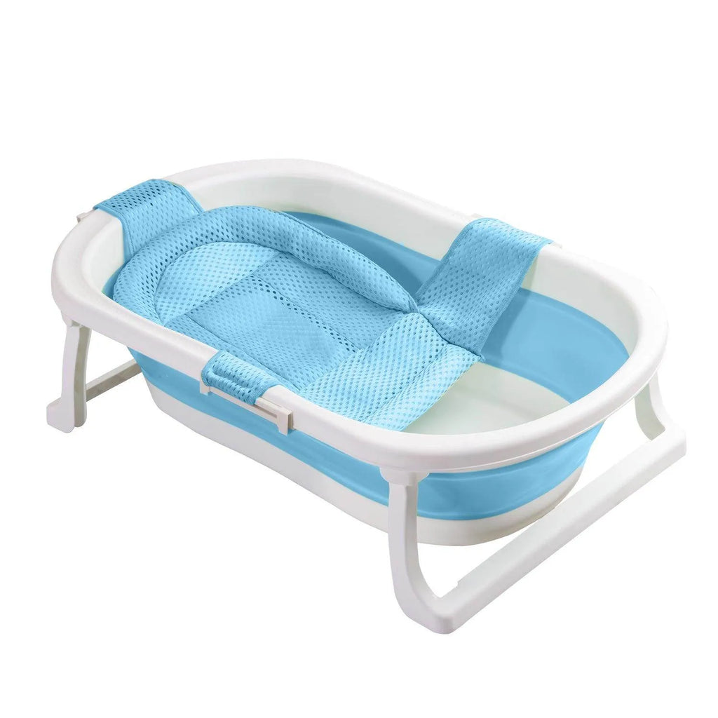 Bañera plegable Jelly con hamaca Azul