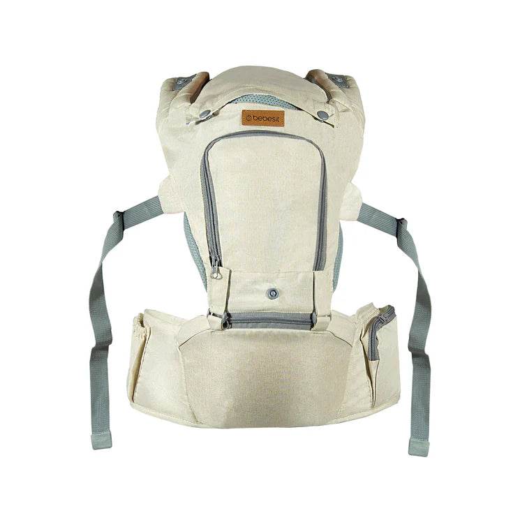 Porta Bebe Arnés con asiento cuidados cadera Hip Seat Beige, Bebesit