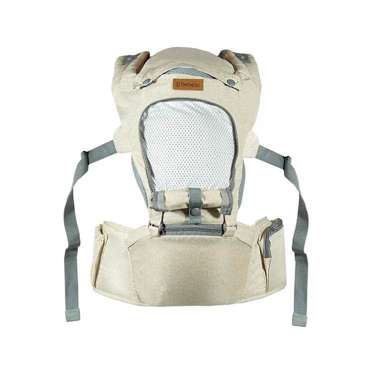 Porta Bebe Arnés con asiento cuidados cadera Hip Seat Beige, Bebesit