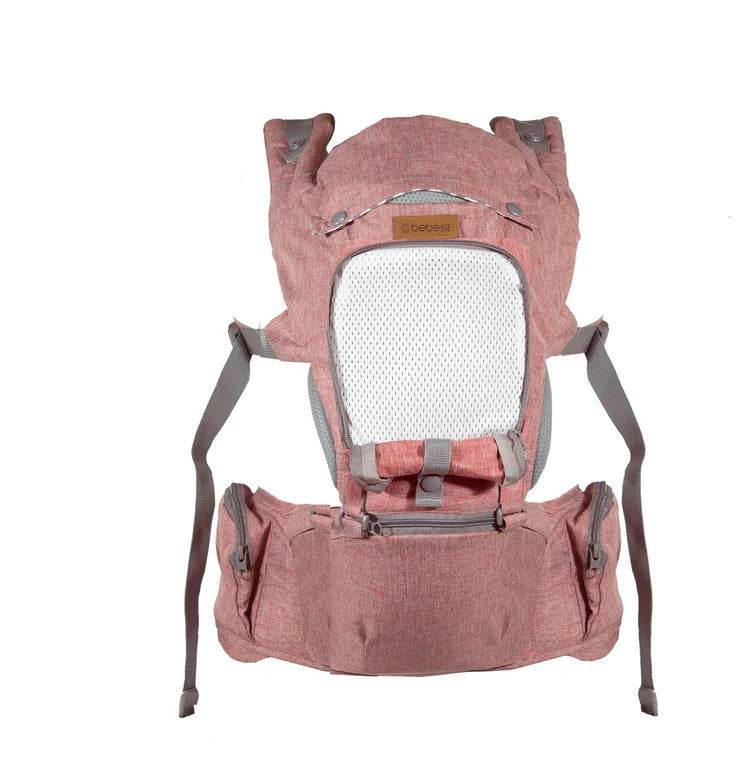 Porta Bebe Arnés con asiento cuidados cadera Hip Seat Rosado, Bebesit