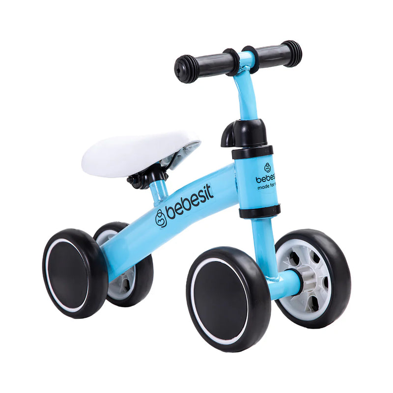 Bicicleta Triciclo Aprendizaje 4 Ruedas XT02 Azul, Bebesit