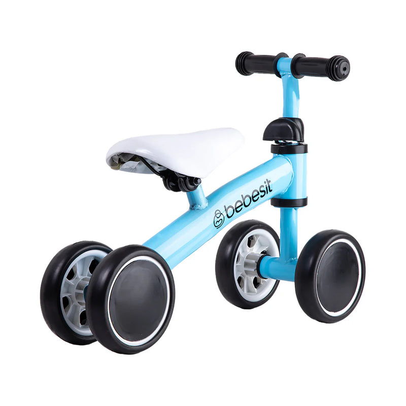 Bicicleta Triciclo Aprendizaje 4 Ruedas XT02 Azul, Bebesit