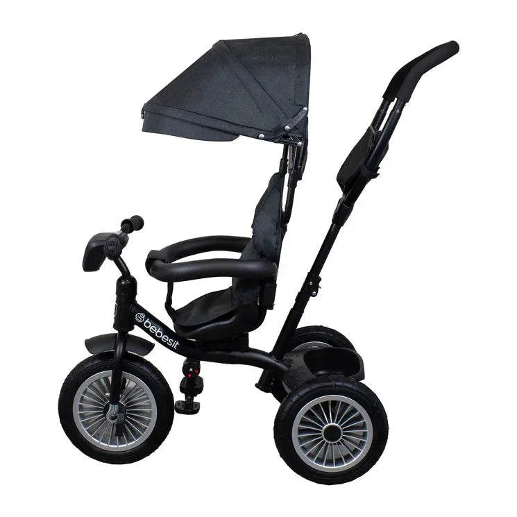 Triciclo Paseo Infantil 360 1326 LX Negro, Bebesit - Kidsclub