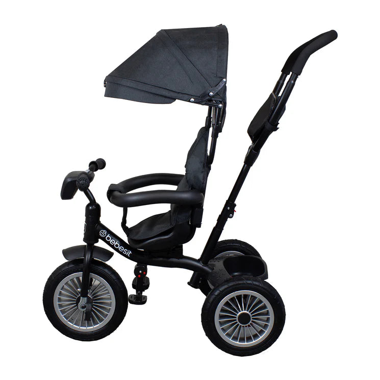 Triciclo Paseo Infantil 360 1326 LX Negro, Bebesit