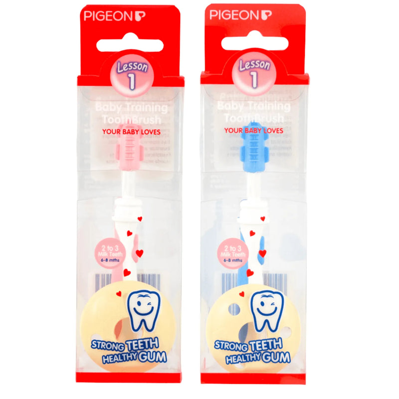 Cepillo Dental de Aprendizaje Paso 1 PIGEON - KIDSCLUB Tienda ONLINE