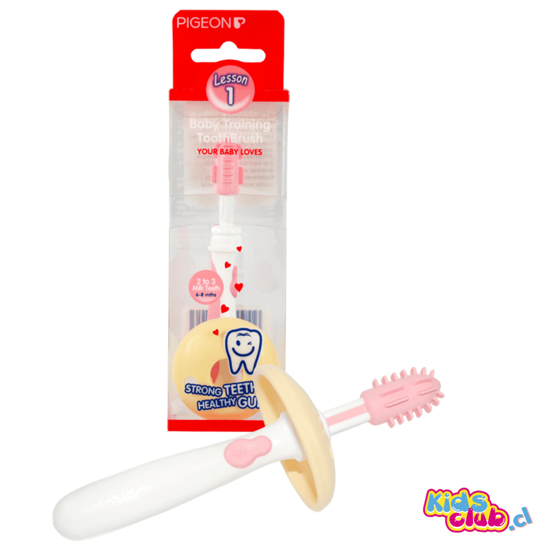 Cepillo Dental de Aprendizaje Paso 1 PIGEON - KIDSCLUB Tienda ONLINE