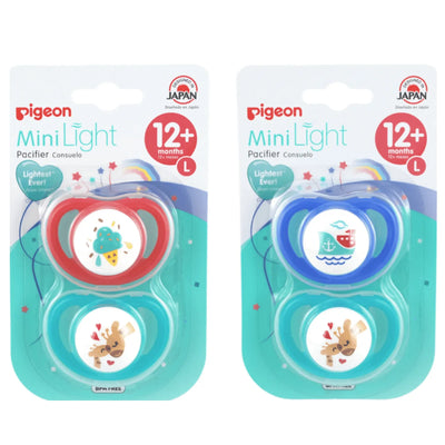 Chupete PIGEON Odontológico Talla L, 2 unids (12 + meses) - KIDSCLUB Tienda ONLINE