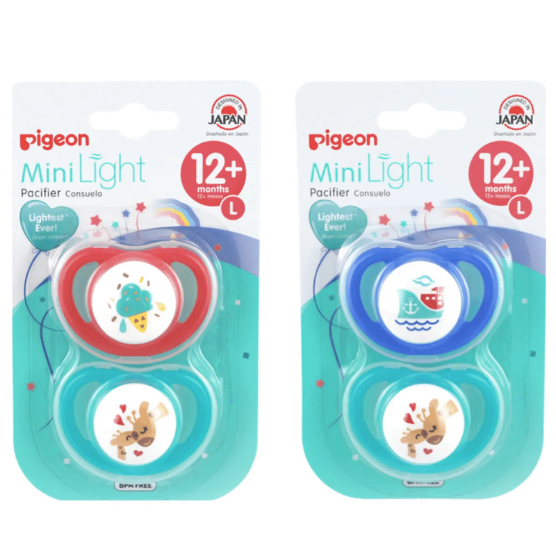 Chupete PIGEON Odontológico Talla L, 2 unids (12 + meses) - KIDSCLUB Tienda ONLINE
