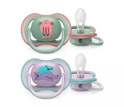 Chupete Ultra Air 6-18 Gato Koala 2 unds. Philips Avent