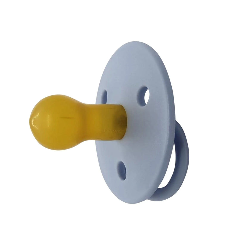 Chupetes Redondos Azul Latex 0m+ 2 Uns, Mininor - KIDSCLUB Tienda ONLINE