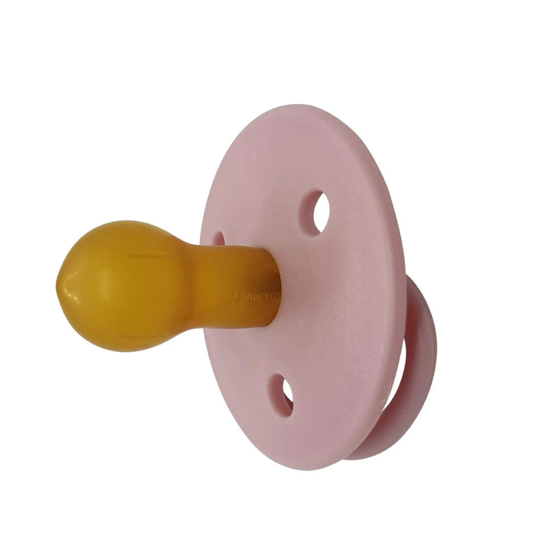 Chupetes Redondos Rosado Latex 0m+ 2 Uns, Mininor - KIDSCLUB Tienda ONLINE