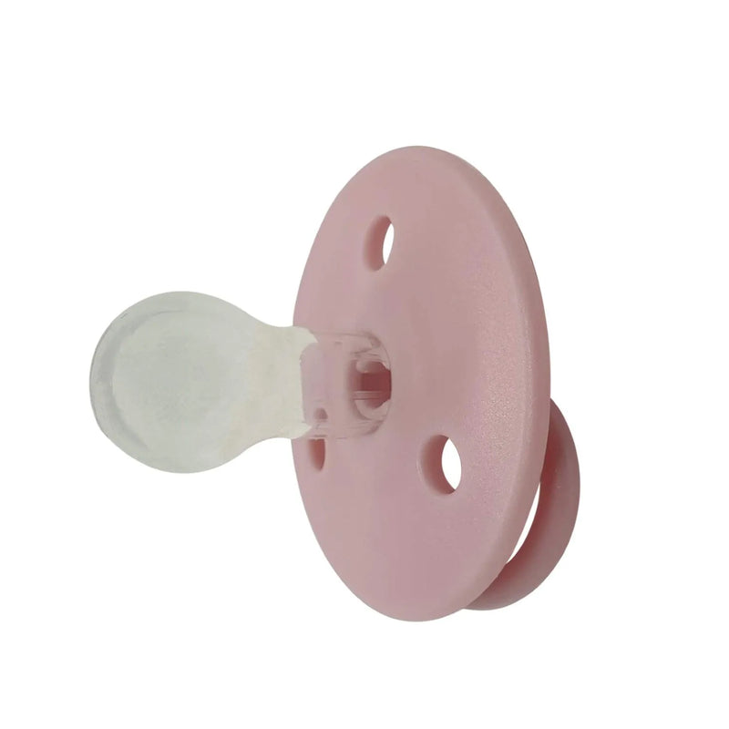 Chupetes redondos Rosado silicona 6m+ 2 uns, Mininor - KIDSCLUB Tienda ONLINE
