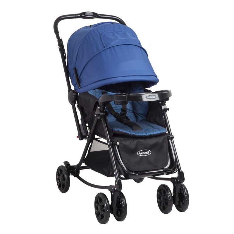 Coche Cuna Balancin SX Azul, Bebesit - KIDSCLUB Tienda ONLINE