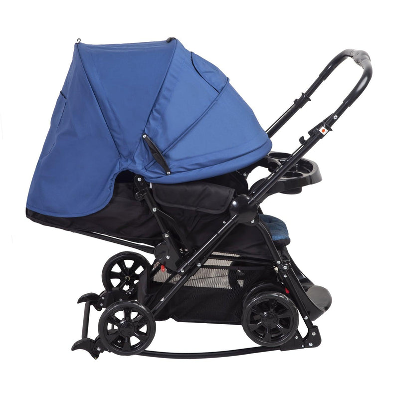 Coche Cuna Balancin SX Azul, Bebesit - KIDSCLUB Tienda ONLINE