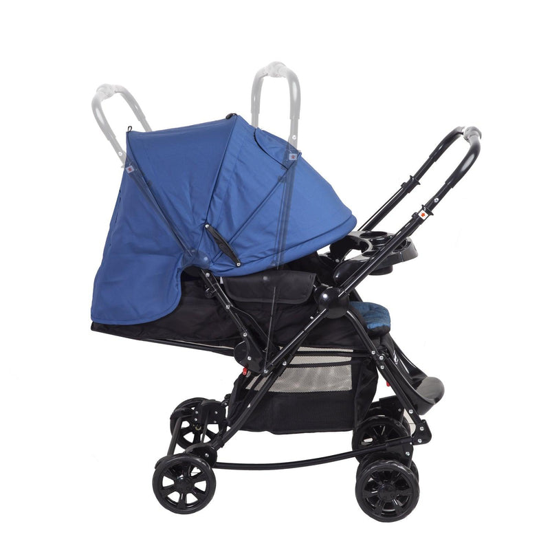 Coche Cuna Balancin SX Azul, Bebesit - KIDSCLUB Tienda ONLINE
