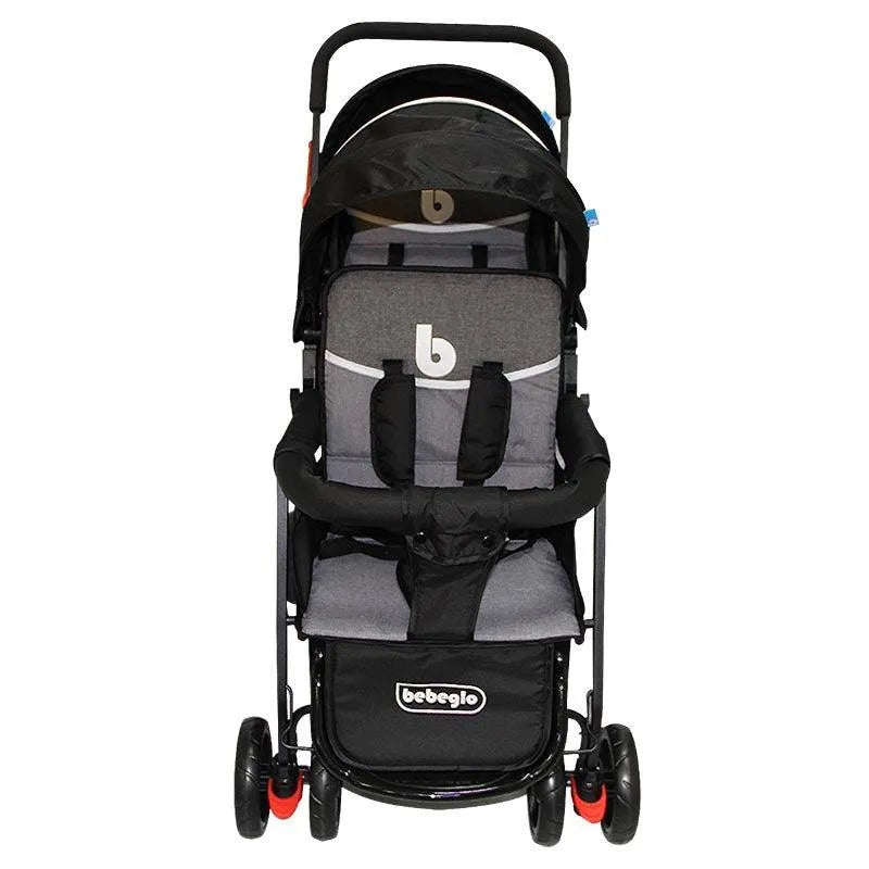 Coche Doble Duo Pix Negro/Gris RS-13300-4, Bebeglo - KIDSCLUB Tienda ONLINE