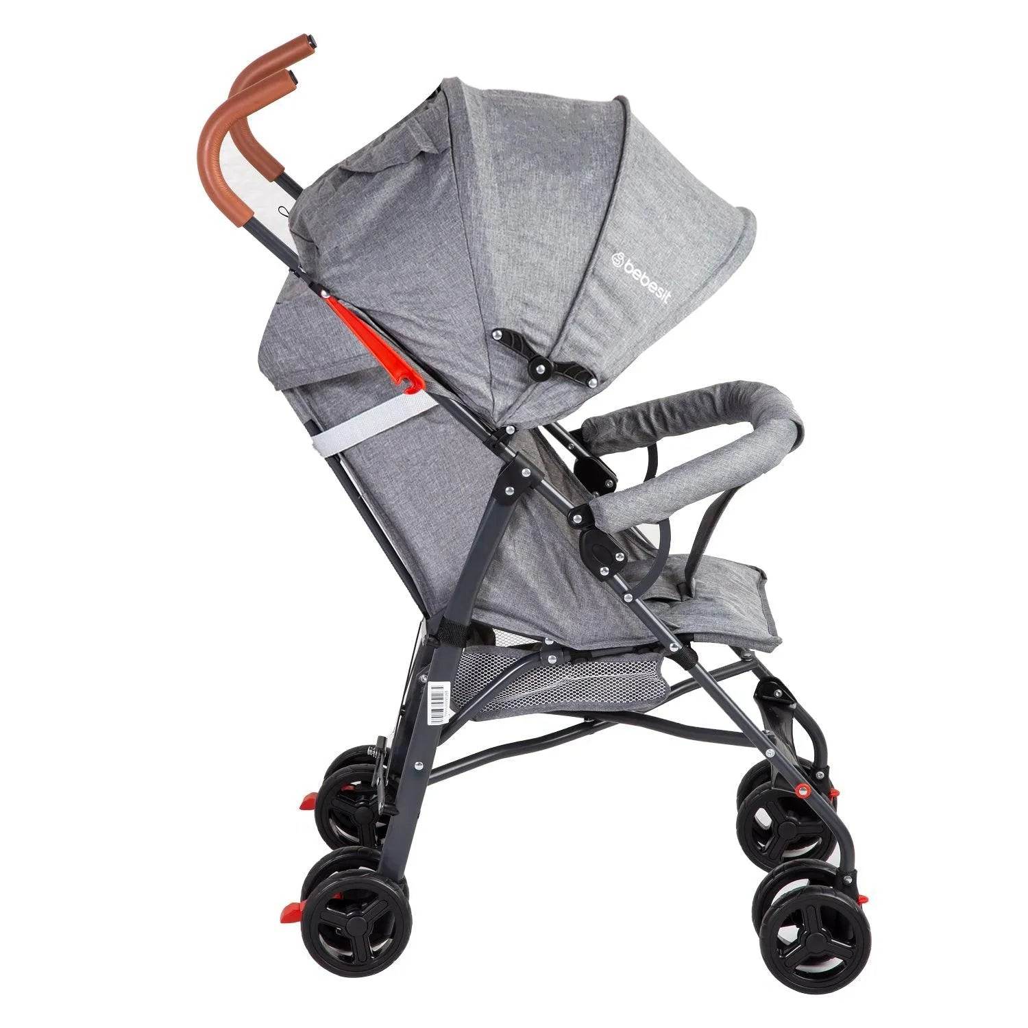 Coche Paragua 5126 Gris, Bebesit - Kidsclub