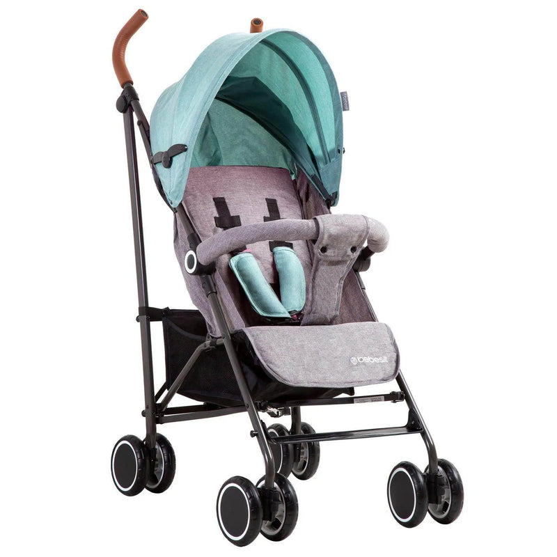 Coche Paragua Clap Melange Verde, Bebesit - Kidsclub