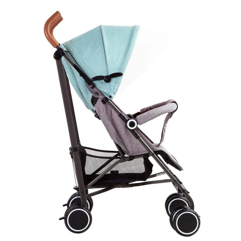 Coche Paragua Clap Melange Verde, Bebesit - Kidsclub