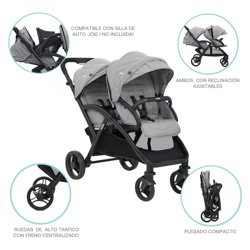 Coche Paseo Evalite Duo Pebble, Joie - KIDSCLUB Tienda ONLINE