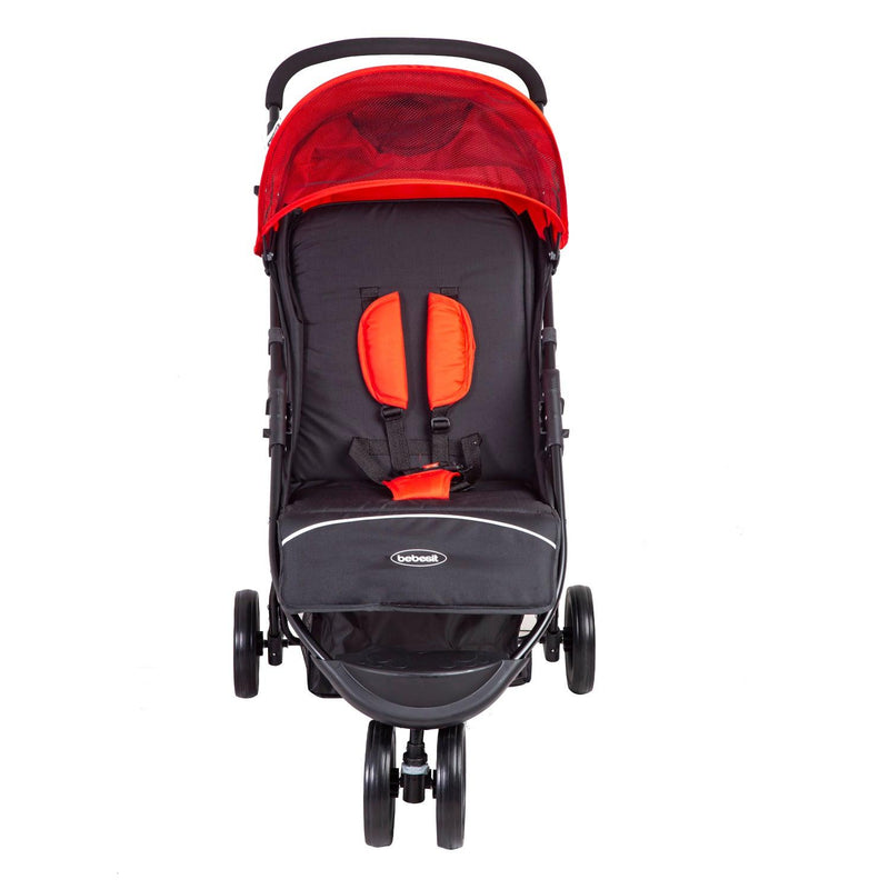Coche Paseo Polo Rojo, Bebesit - KIDSCLUB Tienda ONLINE