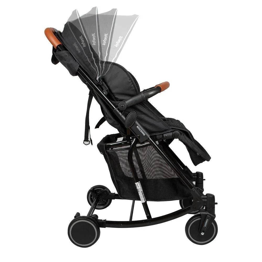 Coche paseo rocking black, Infanti - Kidsclub