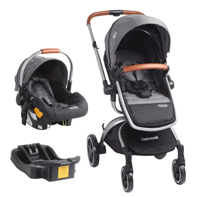 Coche Travel System Deluxe 360° SX Gris - KIDSCLUB Tienda ONLINE