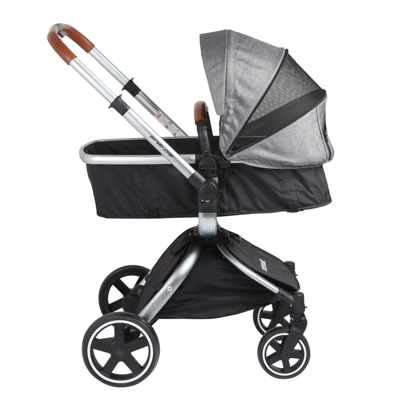 Coche Travel System Deluxe 360° SX Gris - KIDSCLUB Tienda ONLINE