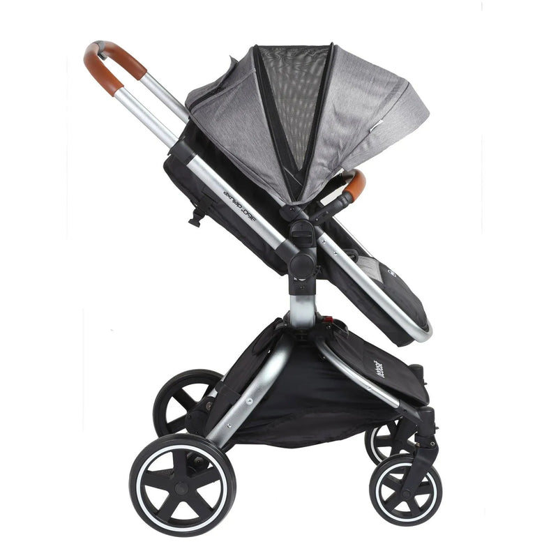 Coche Travel System Deluxe 360° SX Gris - KIDSCLUB Tienda ONLINE