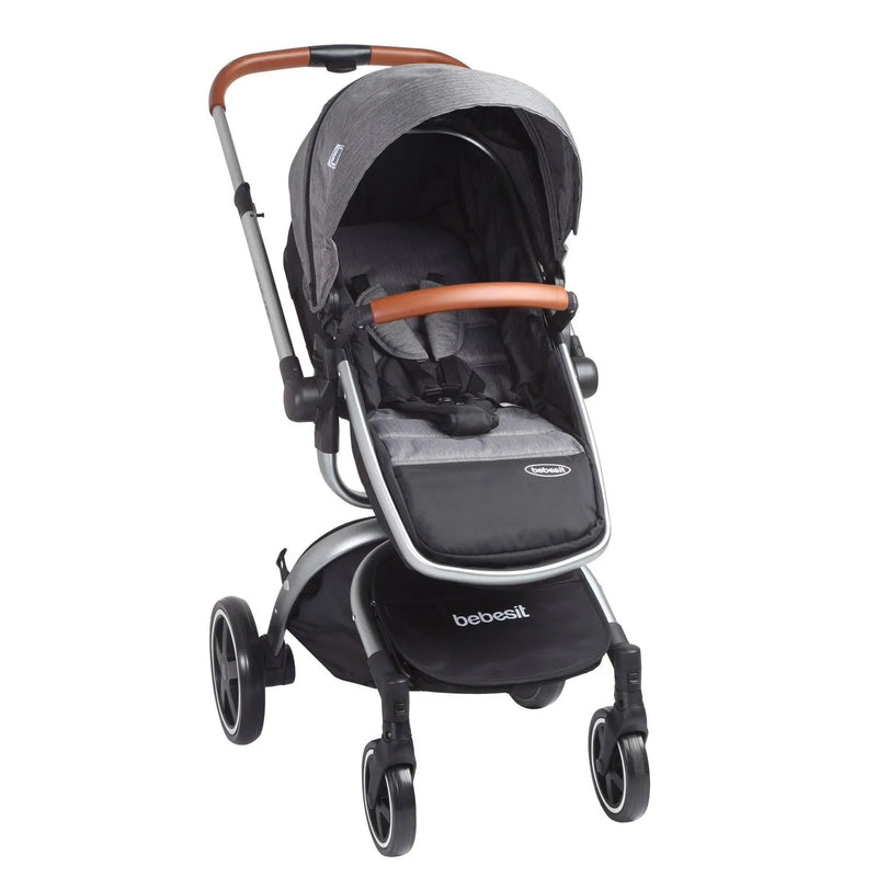 Coche Travel System Deluxe 360° SX Gris - KIDSCLUB Tienda ONLINE
