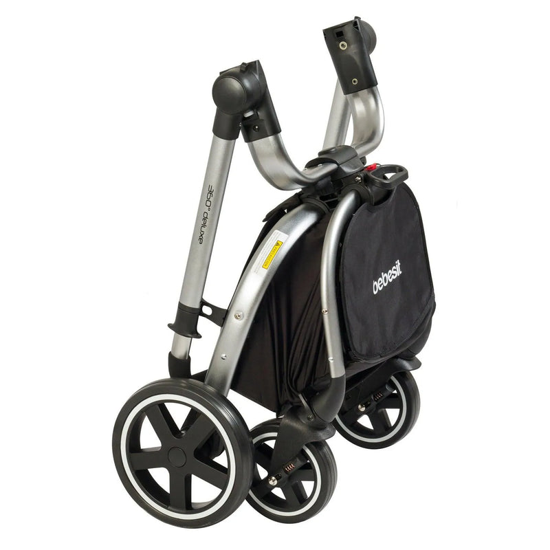 Coche Travel System Deluxe 360° SX Gris - KIDSCLUB Tienda ONLINE