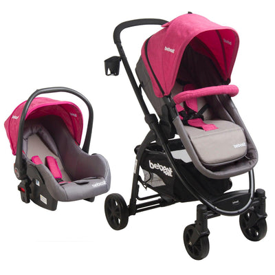 Coche Travel System Fénix Rosa - KIDSCLUB Tienda ONLINE