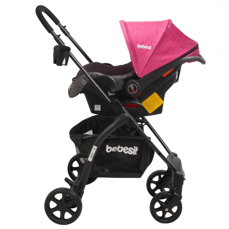 Coche Travel System Fénix Rosa - KIDSCLUB Tienda ONLINE