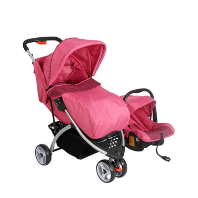 Coche travel system Fucsia RS-1320-2, Bebeglo - KIDSCLUB Tienda ONLINE