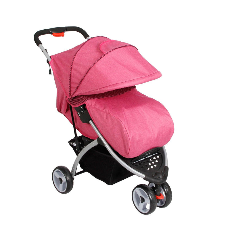 Coche travel system Fucsia RS-1320-2, Bebeglo - KIDSCLUB Tienda ONLINE