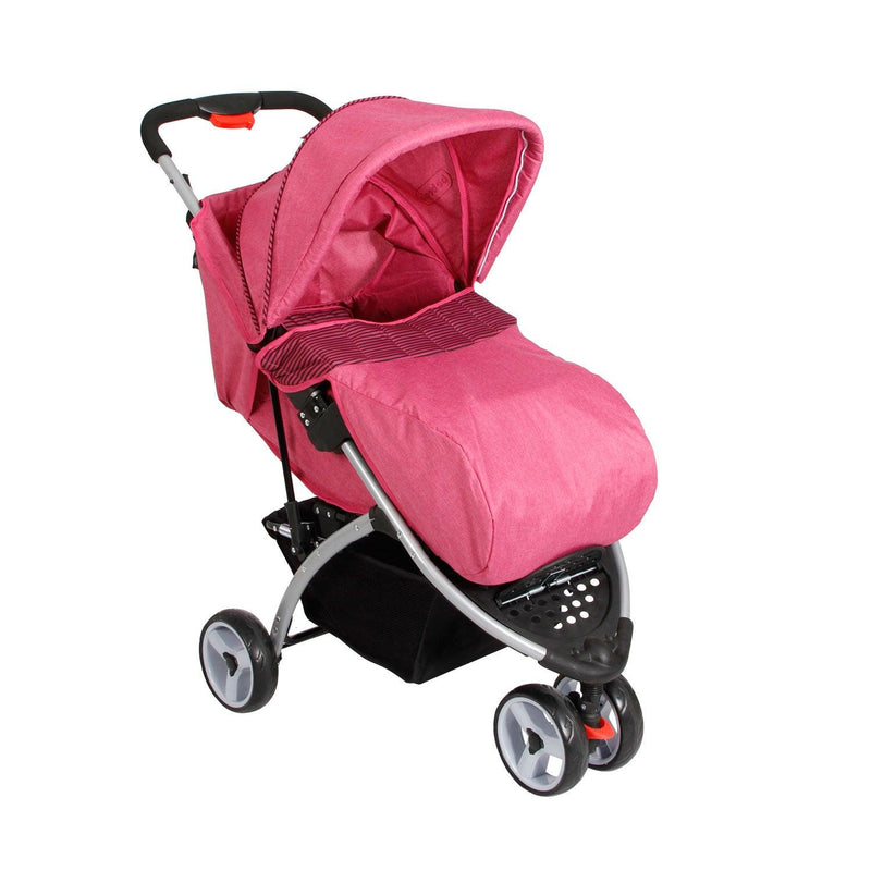 Coche travel system Fucsia RS-1320-2, Bebeglo - KIDSCLUB Tienda ONLINE