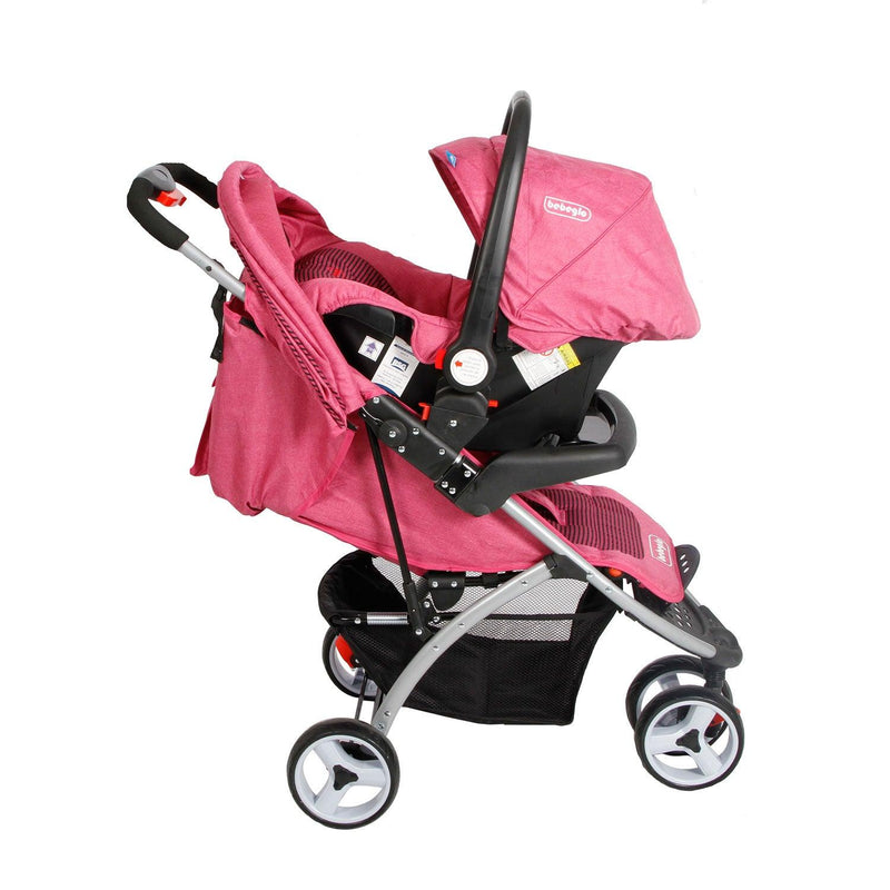 Coche travel system Fucsia RS-1320-2, Bebeglo - KIDSCLUB Tienda ONLINE