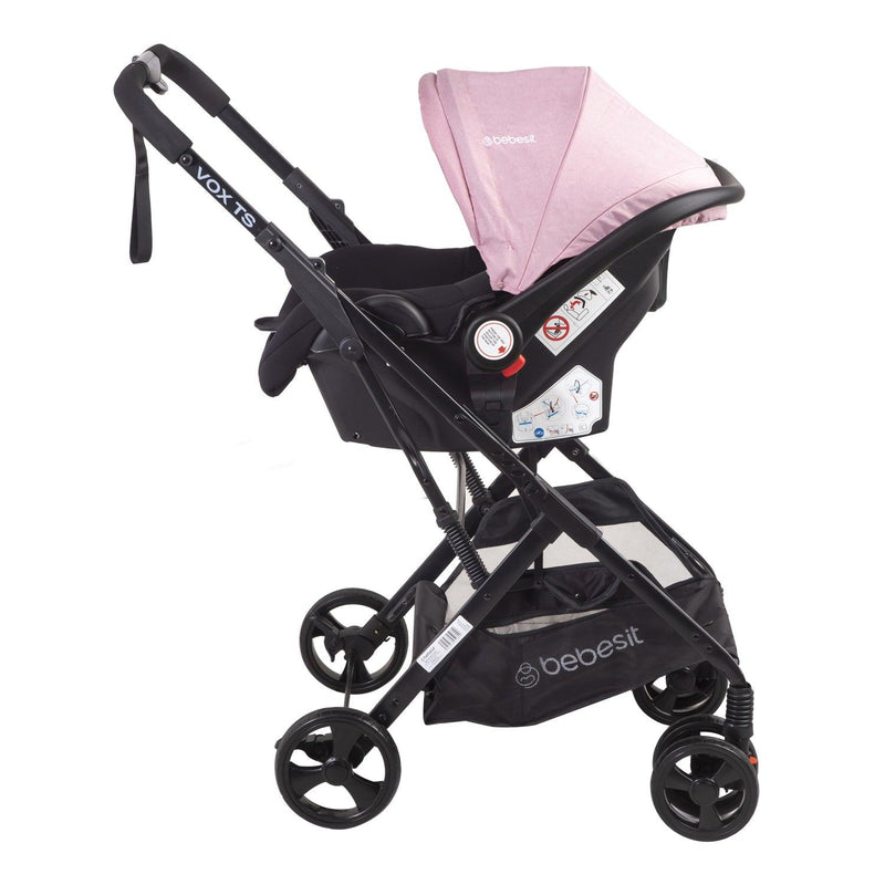 Coche Travel System Vox Rosado, Bebesit - KIDSCLUB Tienda ONLINE
