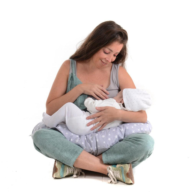 Cojín de Lactancia Palo Gris, Amamantas - KIDSCLUB Tienda ONLINE