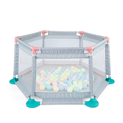 Corral de juego plegable Gris RS-710, Bebeglo - KIDSCLUB Tienda ONLINE