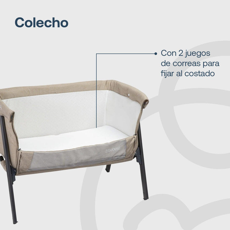 Cuna Colecho Easy Beige, Bebesit - KIDSCLUB Tienda ONLINE