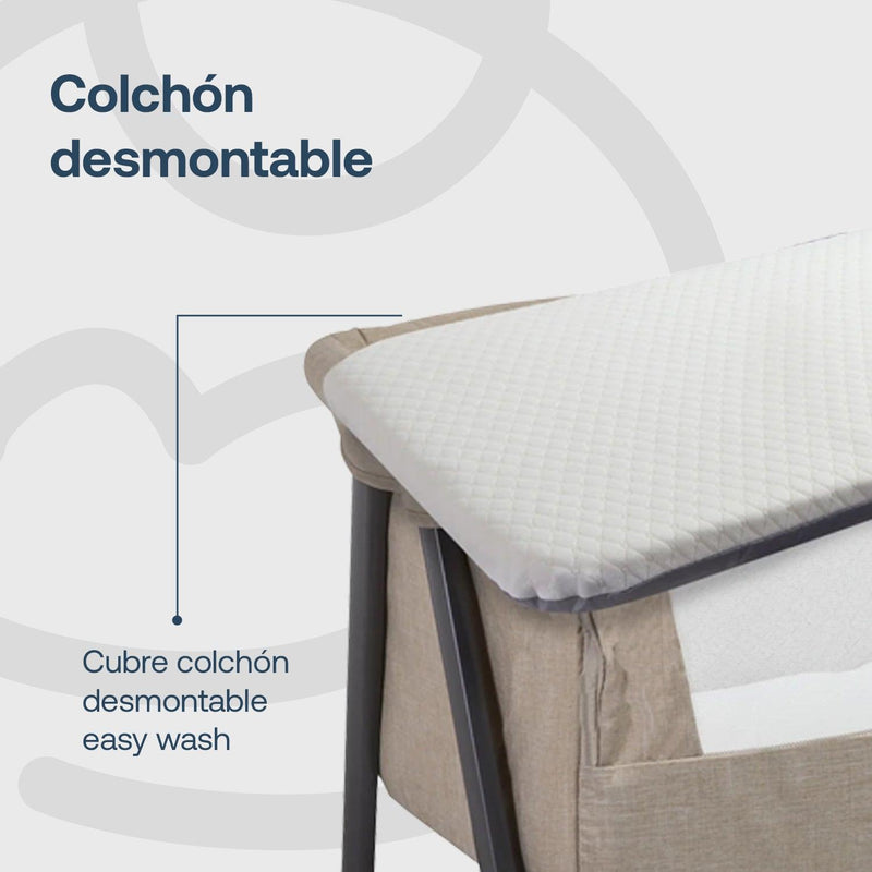 Cuna Colecho Easy Beige, Bebesit - KIDSCLUB Tienda ONLINE