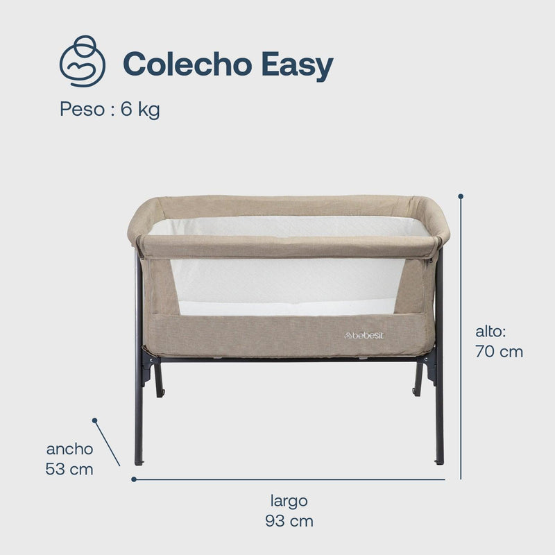 Cuna Colecho Easy Beige, Bebesit - KIDSCLUB Tienda ONLINE