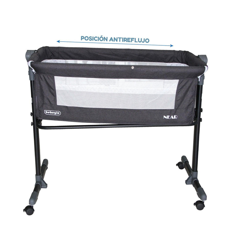 Cuna Colecho Mecedor Near Gris Rs-6010-1, Bebeglo - KIDSCLUB Tienda ONLINE