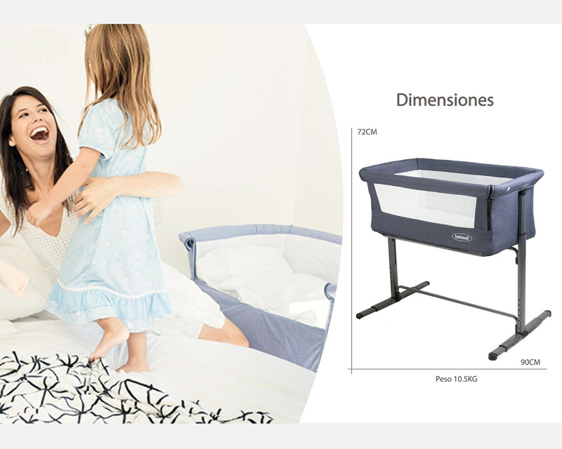 Cuna Colecho MySide KidGo Beige, Bebesit - KIDSCLUB Tienda ONLINE