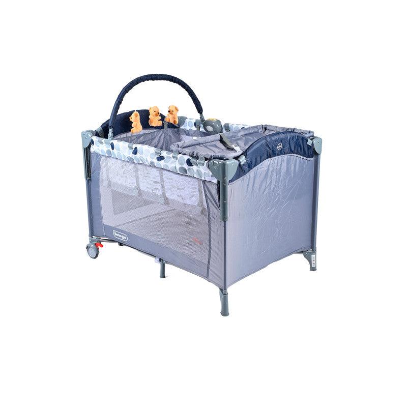 Cuna pack & play colecho rs-6195-1 azul, Bebeglo - KIDSCLUB Tienda ONLINE