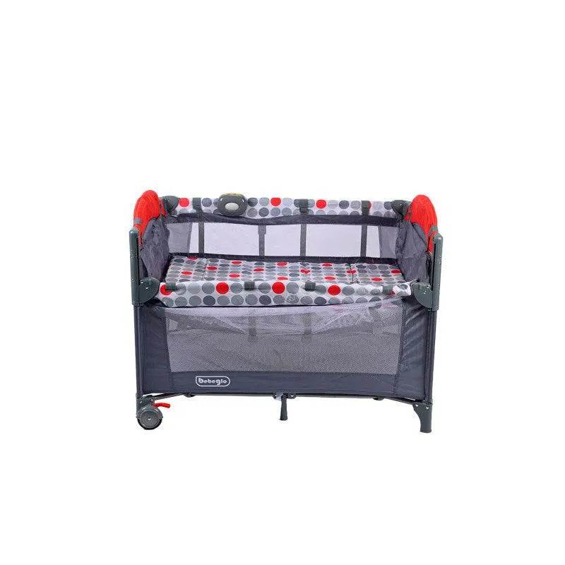 Cuna pack & play colecho rs-6195-3 rojo, Bebeglo - KIDSCLUB Tienda ONLINE