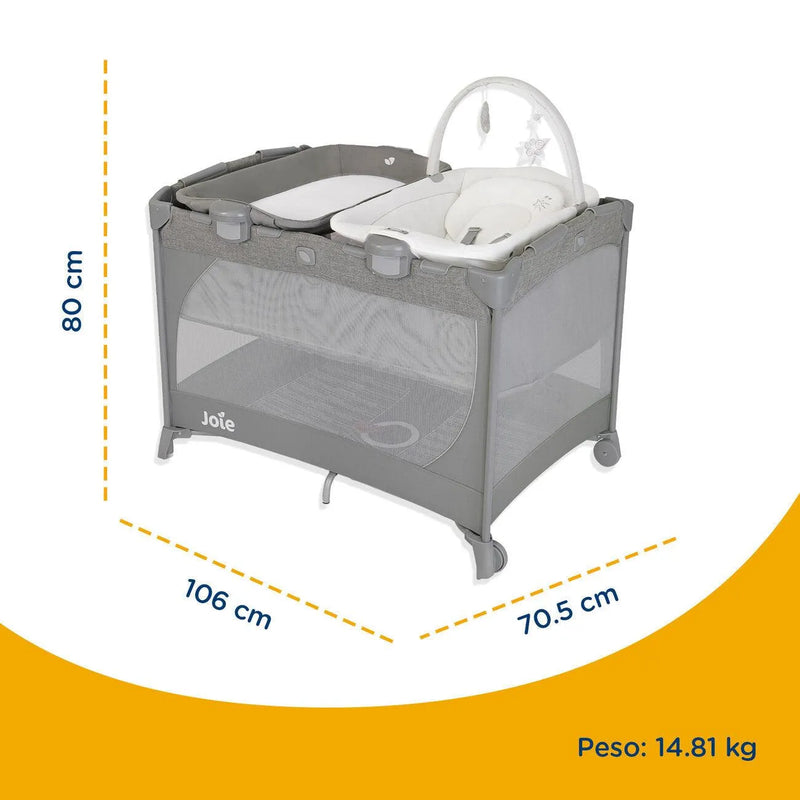 Cuna Pack and Play Commuter Cambiador y Silla Starry Night, Joie - KIDSCLUB Tienda ONLINE