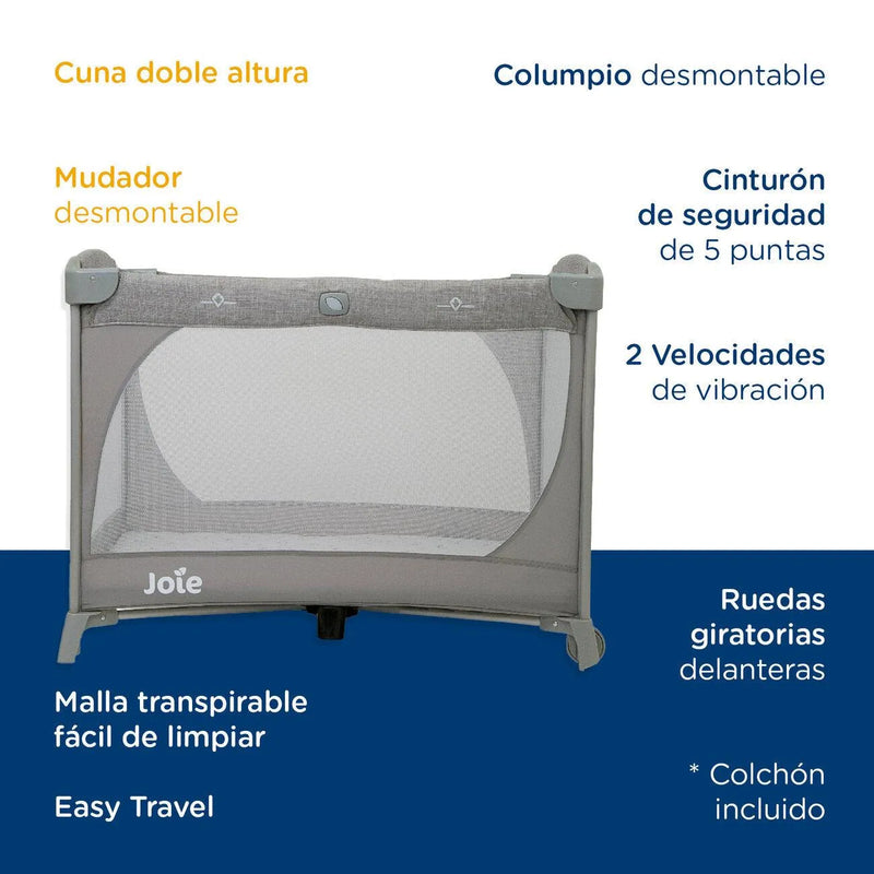 Cuna Pack and Play Commuter Cambiador y Silla Starry Night, Joie - KIDSCLUB Tienda ONLINE