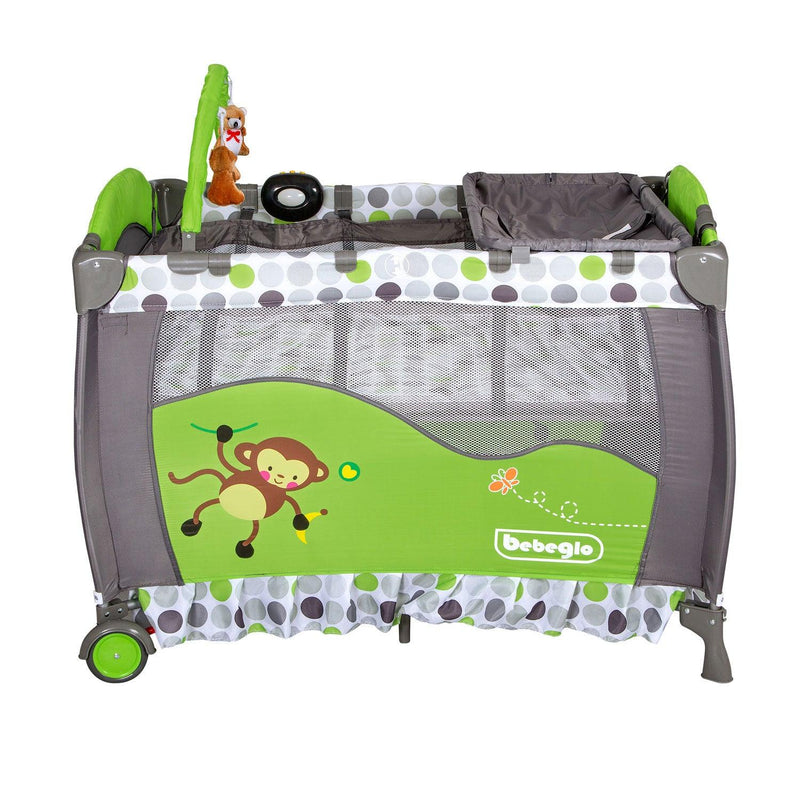 Cuna Pack & Play verde oliva RS-6190-5, Bebeglo - KIDSCLUB Tienda ONLINE